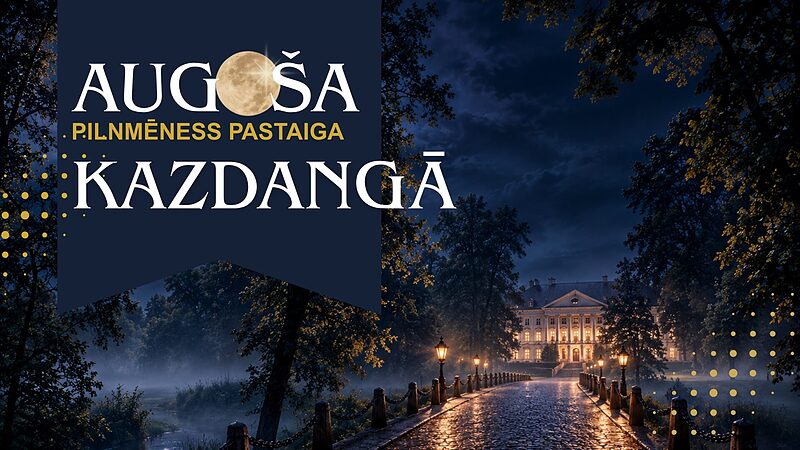 Augoša pilnmēness pastaiga Kazdangā