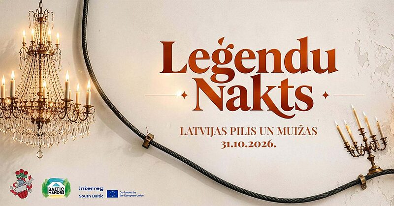 Leģendu nakts Dienvidkurzemē aicina atklāt pilis un muižas gaismas burvībā