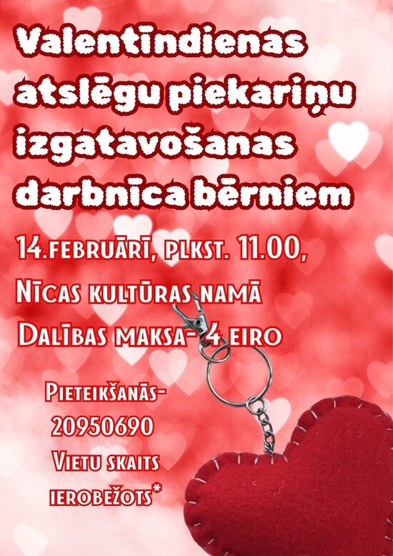 Atslēgu piekariņu darbnīca bērniem