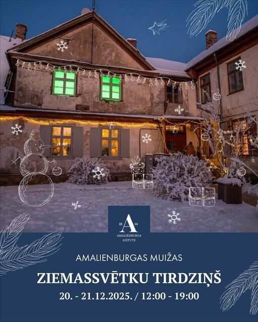 20.-21.dec. Ziemassvētku tirdziņš Aizputē
