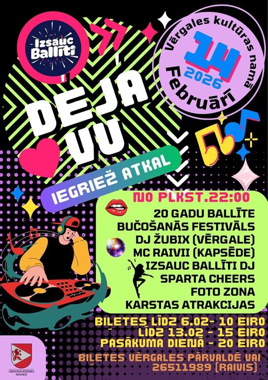 DEJA VU ballīte Vērgalē