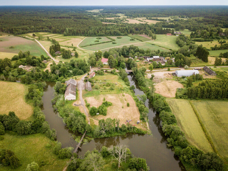 Tebras un Durbes upes satekas vieta 