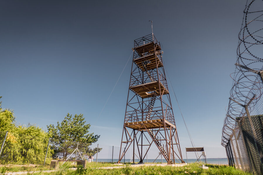 Former Army Tower (observation tower)at the South pier