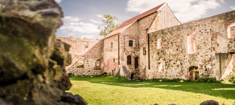 Livonian order castle ruins