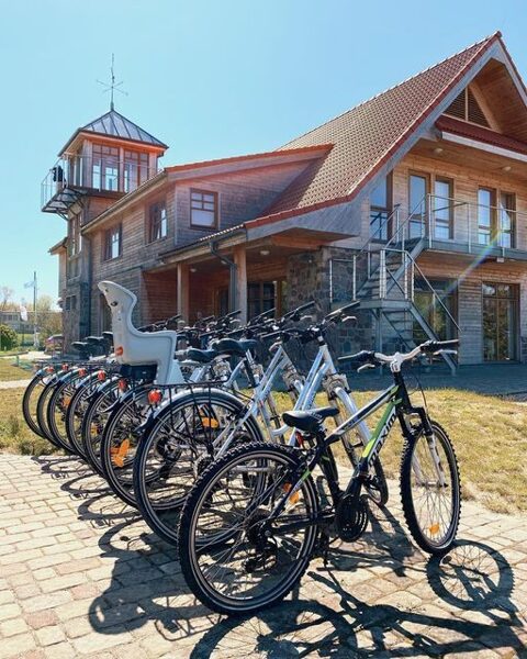 Bicycle, SUP, ski rental in guest house "Aķagalas"