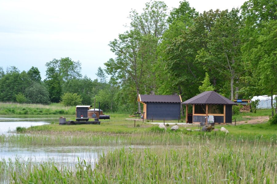 Dižilmájas pond - camping