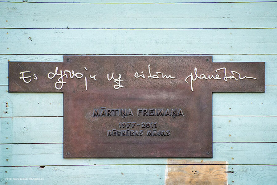 Memorial site of Mārtiņš Freimanis childhood home