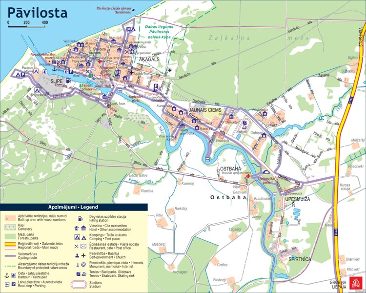 Pāvilosta City Bike Route (13 km)