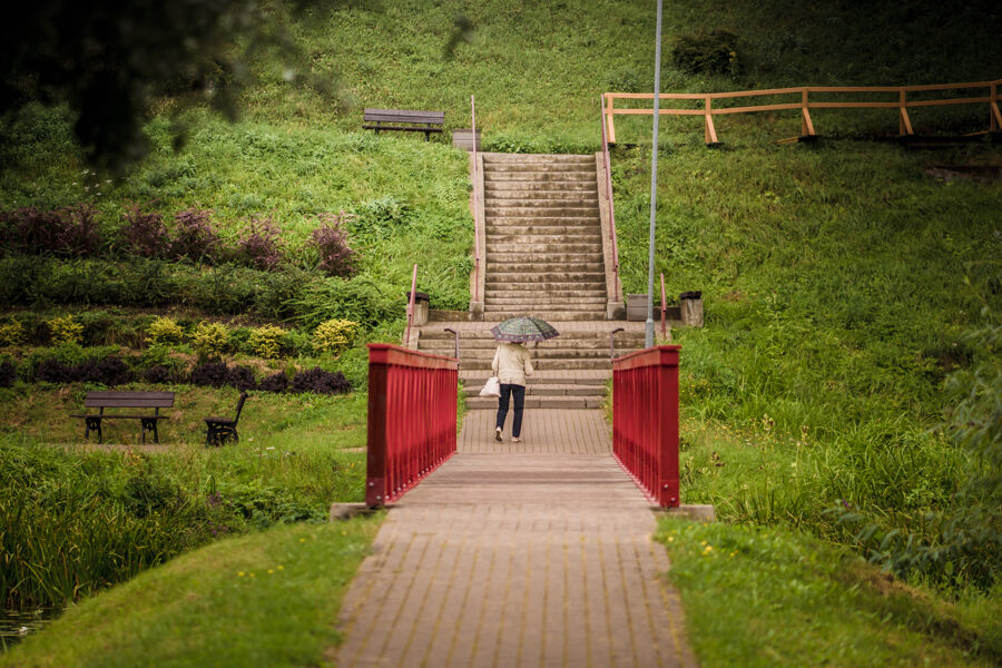 Misiņkalna takas Aizputē