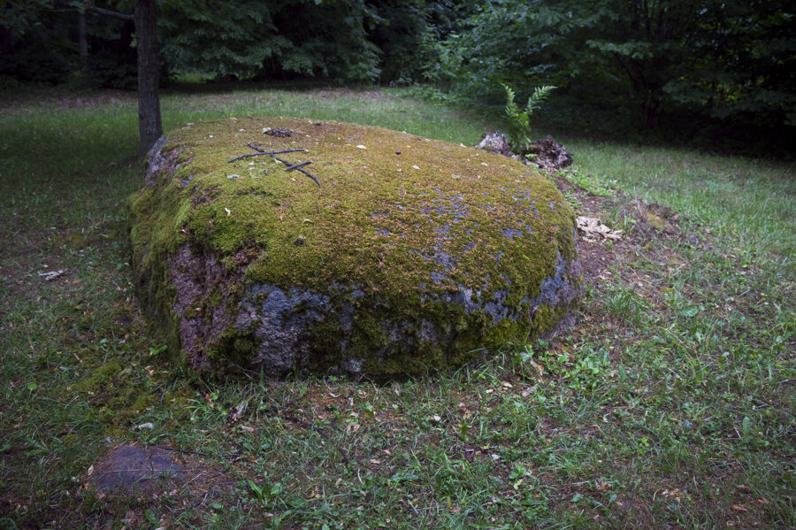 Ezerskola sacrificial stone and sacrificial linden tree