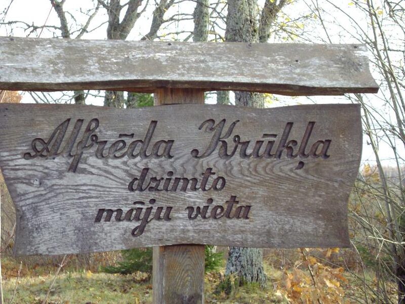 A. Kronvalds and A. Krūklis in Krote