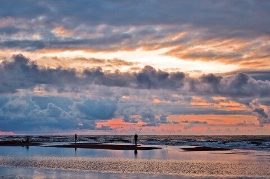 Fishing from Pāvilosta piers and the coast
