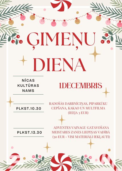 1.decembrī Ģimeņu diena Nīcā