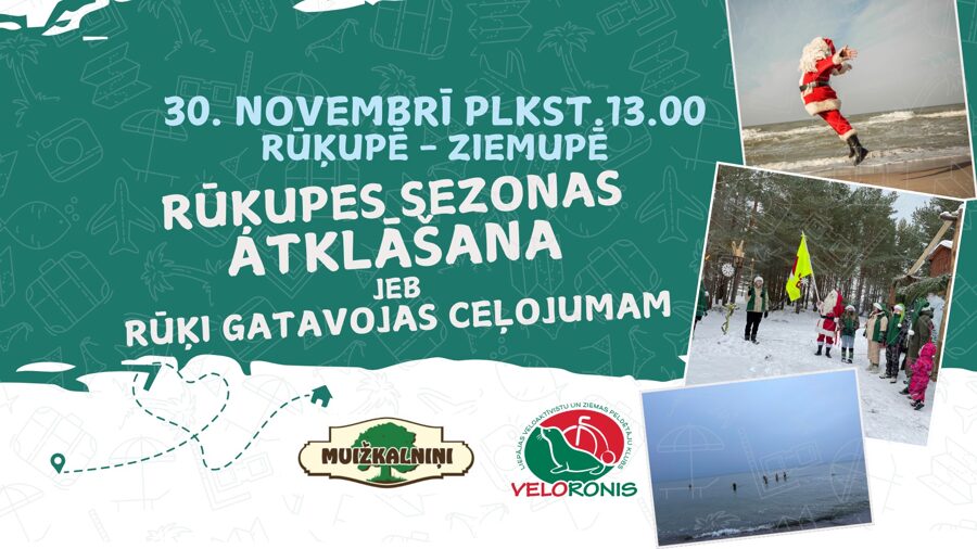 30. novembrī Rūķupes sezonas atklāšana