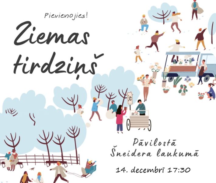 14. decembrī Ziemas tirdziņš Pāvilostā