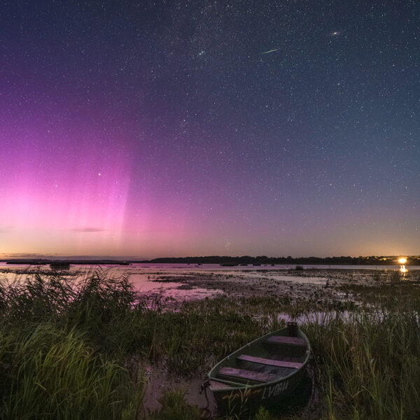 Kārlis Volkovskis "Ziemeļblāzma ezera malā" Durbes ezers