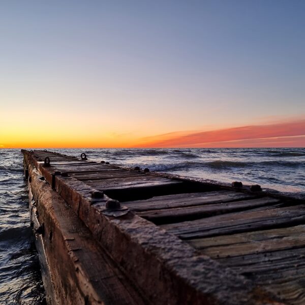 Sandis Zūzāns "Ceļš līdz horizontam" Jūrmalciema mols