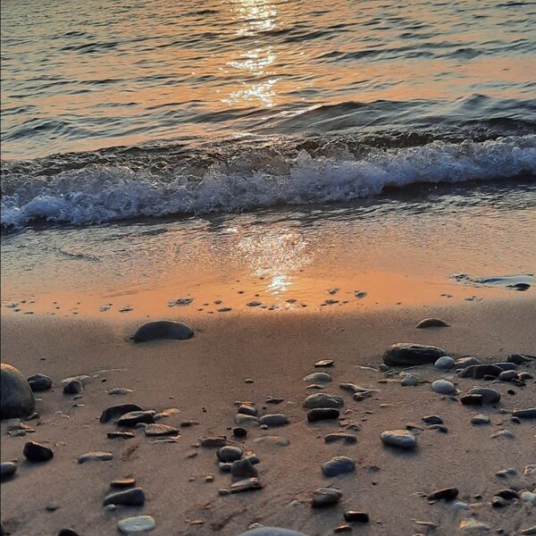 Iluta Skudrīte "Saulriets" Liedaga pludmale